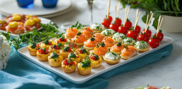 Indian wedding dishes served to guests