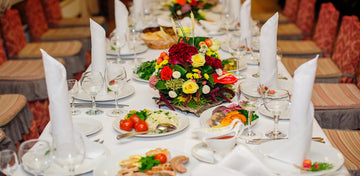 Professional Indian catering setup for events
