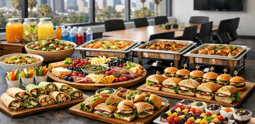 Catering for corporate offices in Los Angeles with delicious team lunch menu