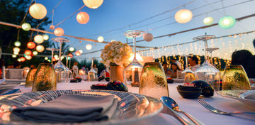 Diwali catering setup for a San Francisco Bay Area event