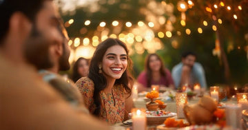 Indian festive catering setup for Diwali celebration