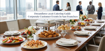 Corporate event catering at Dreamforce 2026