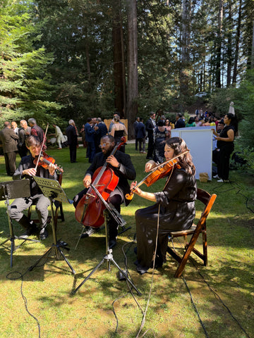 Outdoor wedding catering service with Indian food catering setup