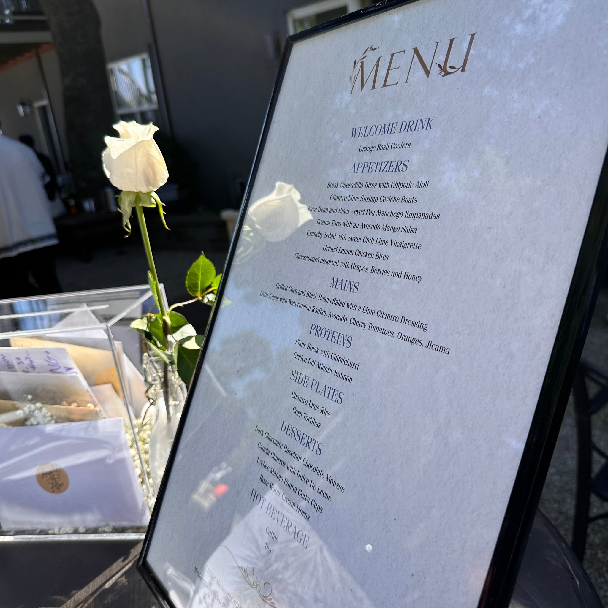Mexican Wedding Catering Menu