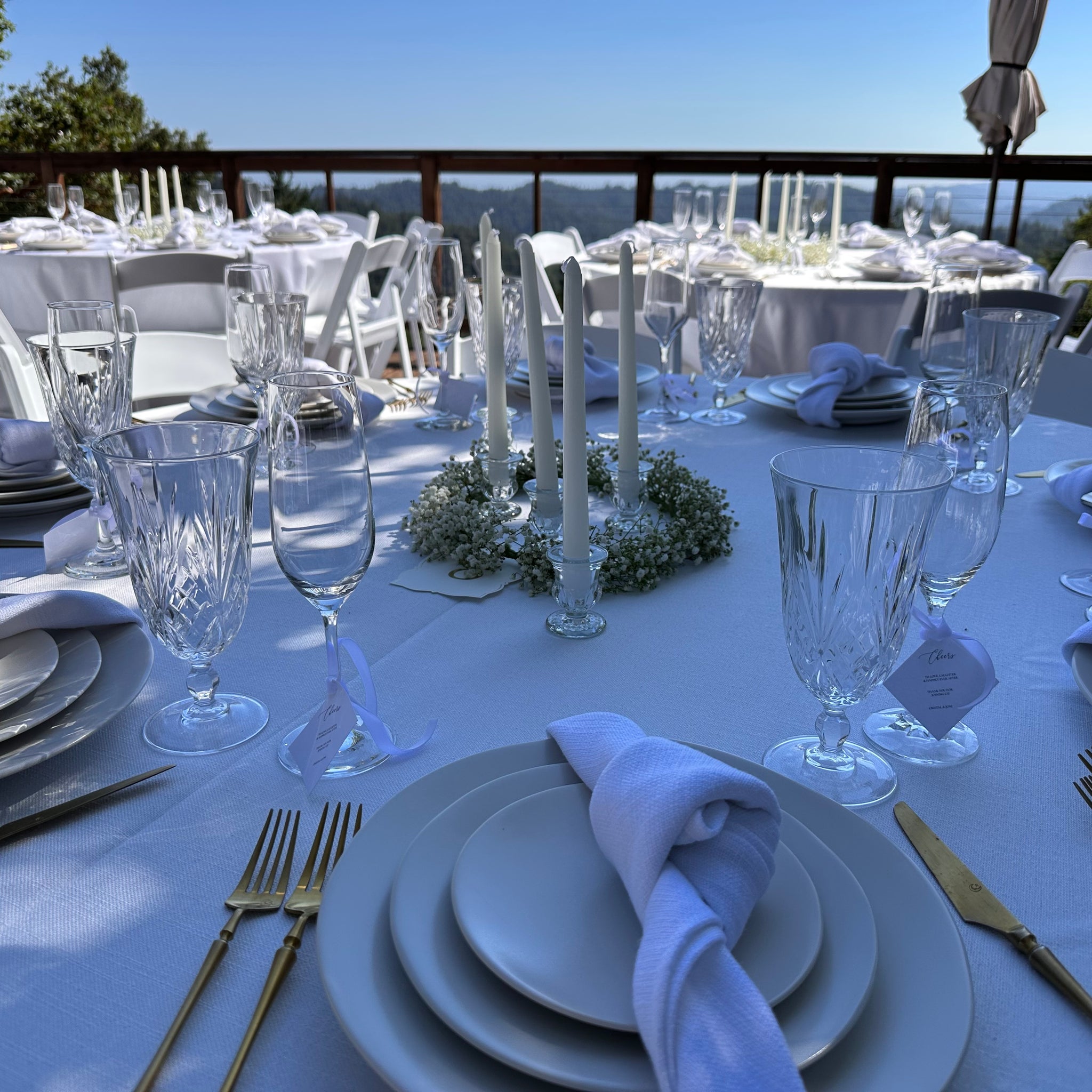 Mexican Wedding Catering Setup