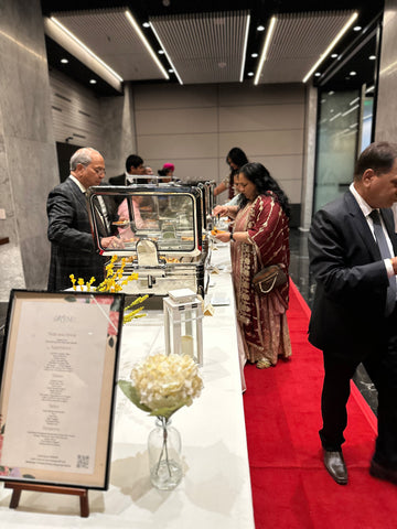 Private Indian catering setup